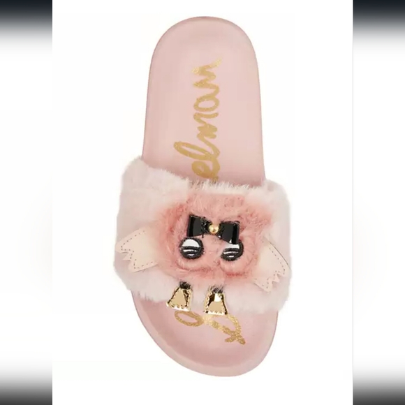 Sam Edelman Mackie Furry Faux-fur slide - Picture 1 of 5